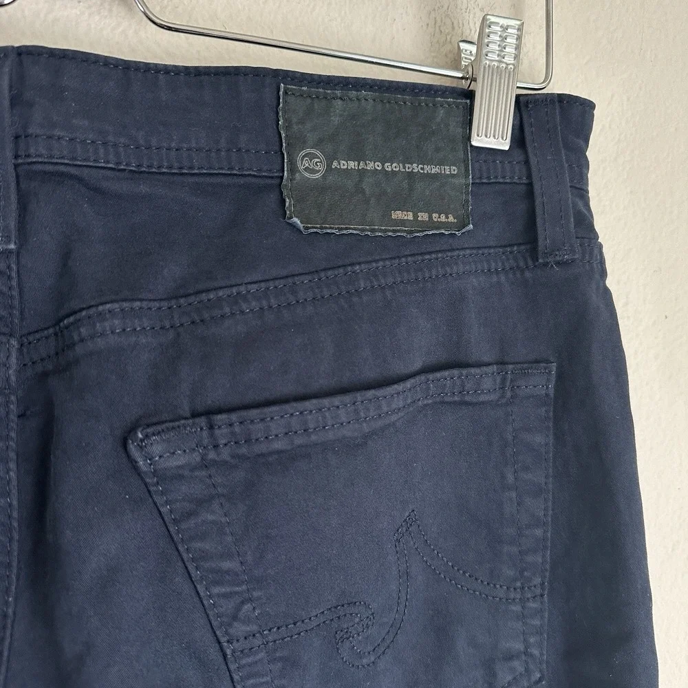 AG Adriano Goldschmied Protege 31x34 (fits 31x29) Navy Blue Straight Leg Pants